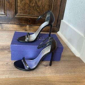 Stuart Weitzman Nudist Pump- Black- 9.5